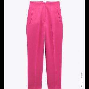 Zara Trouser pants Pink Fuchsia